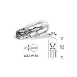 Lucas LLB501T 12V 5W W2.1x9.5d W5W izzó