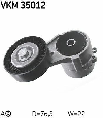 Feszítőgörgő / Csapágy – VKM 35012 – automatikus feszítésű kivitel (Chevrolet, Opel, SAAB)