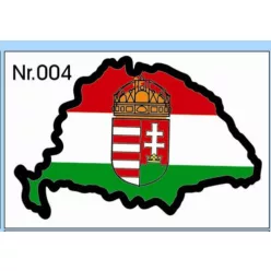 H nagy Magyarország címeres piros-fehér-zöld – 004