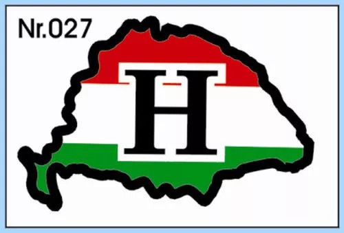 H nagy Magyarország H betű piros-fehér-zöld – 027