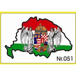 Nagy Magyarország címeres műgyantás – 051