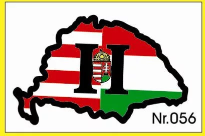 H nagy Magyarország címeres műgyantás – 056