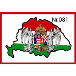 Nagy Magyarország címeres műgyantás kicsi – 081
