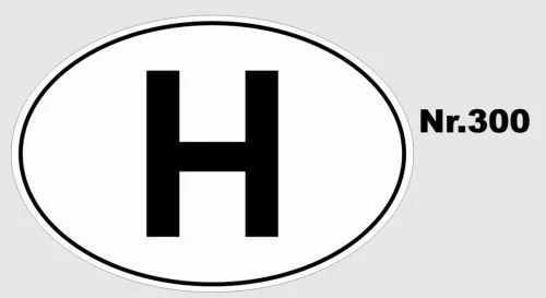H nagy ovál fekete-fehér – 300