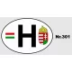 H címeres nagy ovál – 301