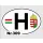 H címeres kicsi ovál – 309
