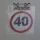 Sebességhatároló matrica 40km/h – 560