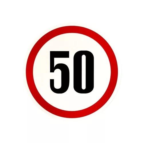 Sebességhatároló matrica 50km/h – 562