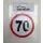 Sebességhatároló matrica 70km/h – 564
