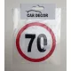 Sebességhatároló matrica 70km/h – 564