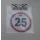 Sebességhatároló matrica 25km/h 120mm – 567