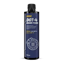 Mannol 3002 DOT-4 szintetikus fékfolyadék – 450 ml