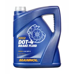 MANNOL 3002 DOT-4 szintetikus fékfolyadék – 5 liter