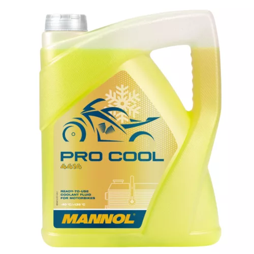 Fagyálló hűtőfolyadék – Mannol Pro Cool 4414 – (+135 °C / -40 °C) – 5 liter