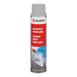   Würth Lakkspray, Magasfényű  Fehéralumínium Ral 9006 600Ml