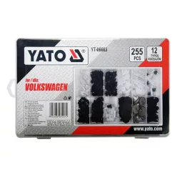   YATO Műanyag patent készlet Volkswagen 255 részes (YT-06663)