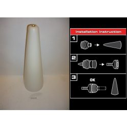 FÉLTENGELYGUMI felrakó kúp 114U00C