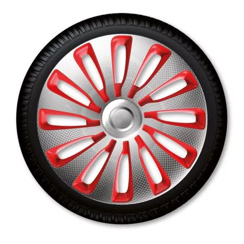 17" Sepang Carbon Silver Red dísztárcsa 1db