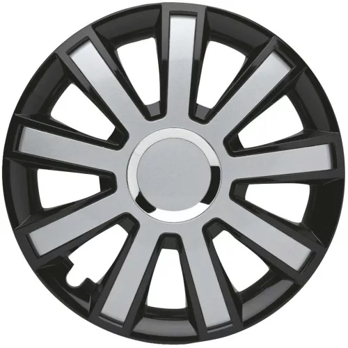 Dísztárcsa – 14" – FLASH 108385 – fekete+ezüst – 1 db