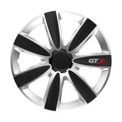 15" GTX Carbon Black & Silver Dísztárcsa 1 db