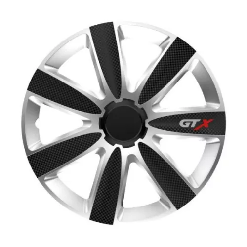 13" GTX Carbon Black & Silver Dísztárcsa 1 db
