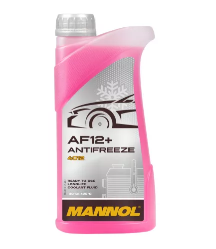 Fagyálló hűtőfolyadék – Mannol Antifreeze 4012 – (-40 °C) – (AF12+) – 1 liter