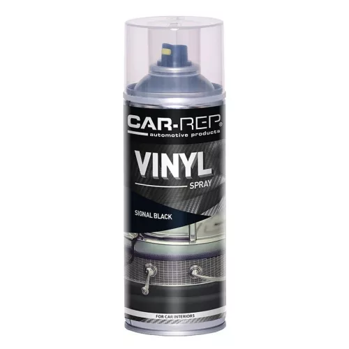cr0139004 Car-Rep Vinyl Műszerfal-, Bőr- és Textilfelújító Spray – Fekete, 400ml