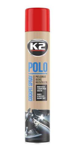 K2 Műszerfal Ápoló – 750 ml (Eper Illat, Polo Cockpit K4070)