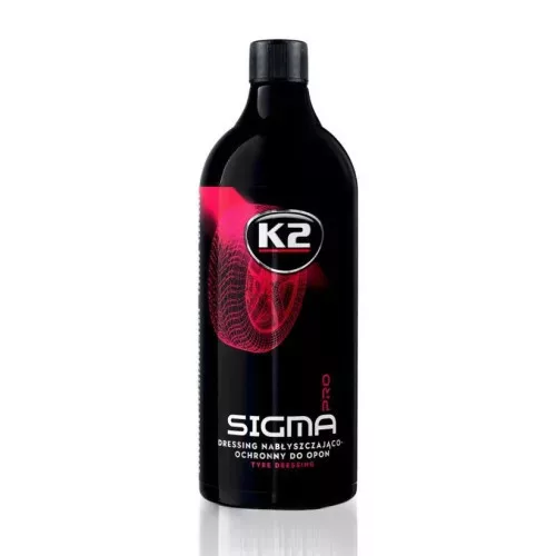 Gumiápoló – K2 SIGMA PRO – 1 liter – gumiabroncs-ápoló és fényesítő
