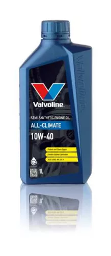 Motorolaj - VALVOLINE - ALL CLIMATE 10W40 – SAE 10W-40, Ásványi olaj, 1 liter