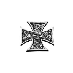   Highway Hawk 01-324 Gótikus Kereszt  Dísz Embléma , Öntapadós