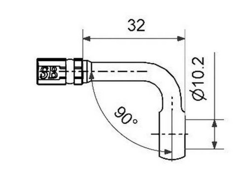 Highway Hawk 20-05191 Fékcső Fitting Harley Davidson