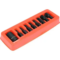 Gépi spline bit készlet YT-10663 9 részes 1/2"