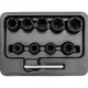 Roncsolt csavarfej leszedő készlet 10 részes 3/8" 10–19 mm – YT-0603