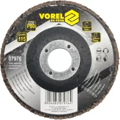 Lamellás csiszolótárcsa 115 mm P80 – 07976 / C4622