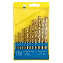 Fémfúró készlet titán bevonattal 13 db – 22300