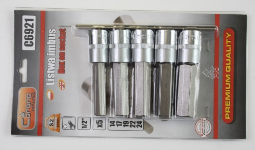 C6921 imbusz készlet H14-H24 1/2" Corona