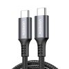 USB-C – USB-C gyorstöltő kábel UGREEN 15961 3 m (fekete)