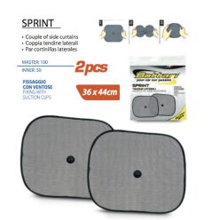 Napvédő Oldalra 2db-os Fekete (22051)