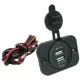 USB aljzat 12–24V / 2 USB 2,1A 30211