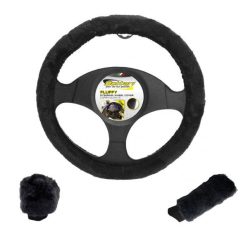 Kormányvédő szett – téli – Fluffy – 16745