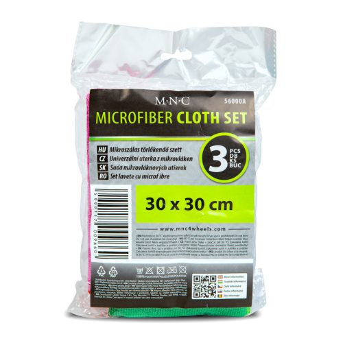 Mikroszálas törlőkendő készlet, 3 db-os 56000A