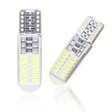 SMD-T10-3024SMD-2  2db-os SZILIKON - fehér - 12V CANBUS