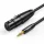 UGREEN AV182 XLR kábel 3,5 mm-es AUX csatlakozóhoz 1 m (fekete)