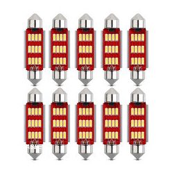   SMD-ROOF-10SMD-39 - 10db-os 39MM Szofita Led 12V hűtőbordás CANBUS