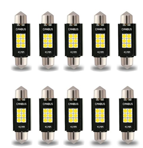 SMD-ROOF-3030-36 - 10db-os 36MM-3030-6SMD Szofita - CANBUS - 12-24V Hűtőbordákkal