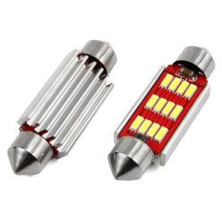   SMD-ROOF-10SMD-39 -2  2db-os 39MM Szofita Led 12V hűtőbordás CANBUS