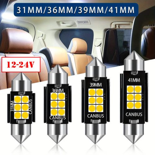 SMD-ROOF-3030-41-2 - 2db-os 41MM-3030-6SMD Szofita - CANBUS - 12-24V Hűtőbordákkal