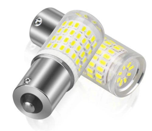 SMD-W12090 21W/5(1157) 80SMD Led Canbus - Piros - 12-24V STRONG RED