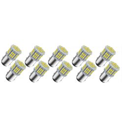 SMD-S25-3054SMD - 10db-os 21/5W 1157-54SMD - fehér - 12V